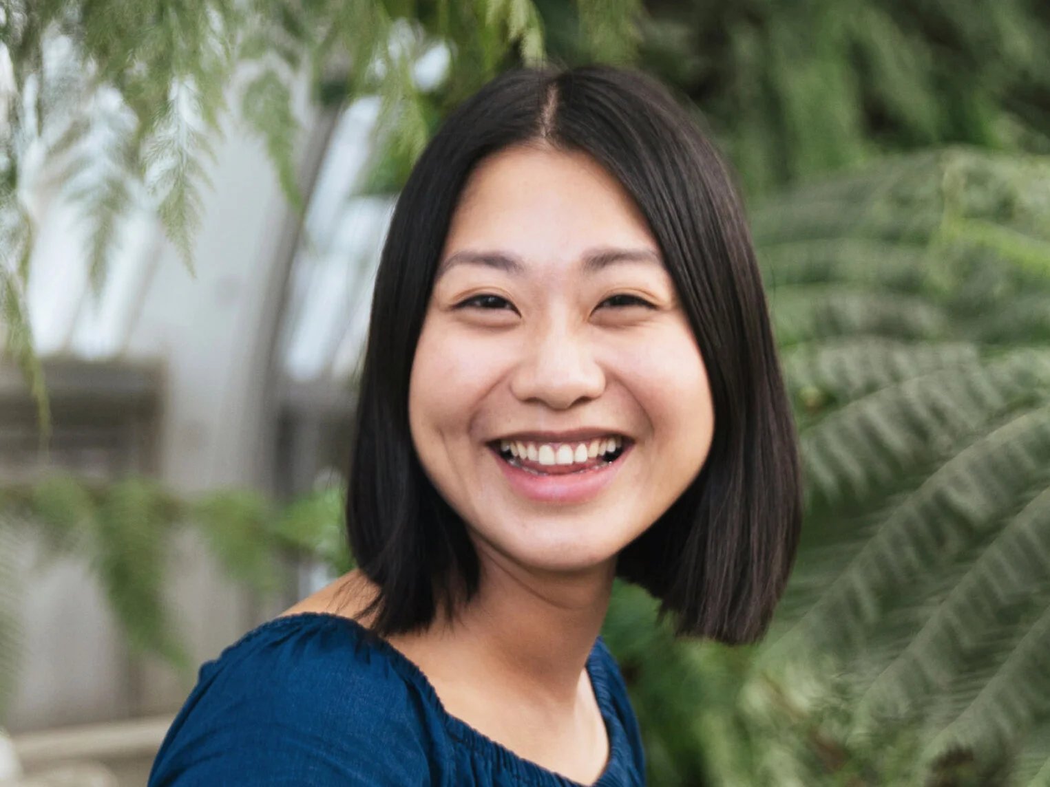 Chloe + Mint founder among plants