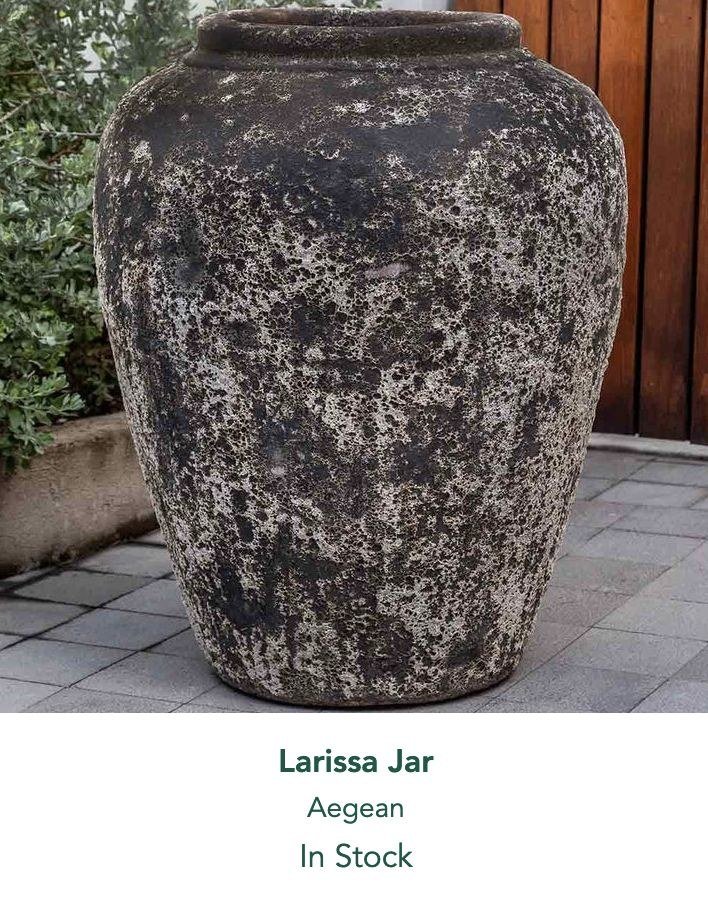 Aged Larissa olive jar